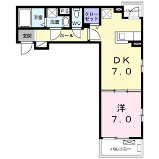 クラール北戸田【2階】の間取り