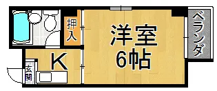 ロイヤルハイツ武庫之荘【1階】の間取り