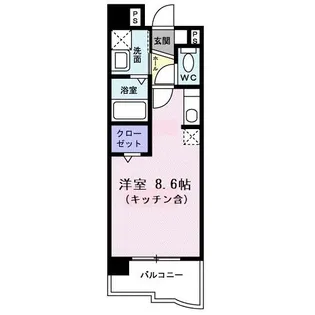 エスペランス【4階】の間取り