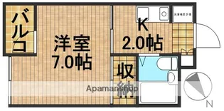 レインボープラザ【1階】の間取り