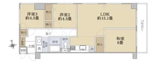 エンゼルハイム保土ケ谷第2【1階】の間取り