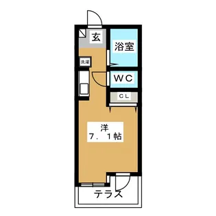 ブライトステージ高円寺【1階】の間取り