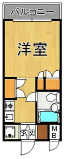 パシフィック南武庫之荘【5階】の間取り