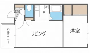 カサデューク菊水75・76【1階】の間取り