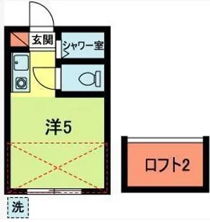 ハウスヤマグチ【1階】の間取り