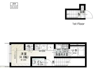 ソルナクレイシア荻窪IVの間取り