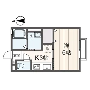 ル・ププリエII【2階】の間取り