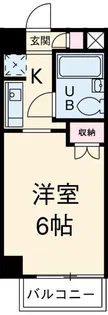 グリーンプラザ北千住【3階】の間取り