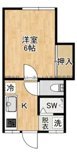 フラワーコーポ【2階】の間取り