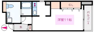 ライヴス森下スタジオ【3階】の間取り
