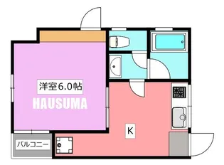 山一天王寺ステーツ【2階】の間取り
