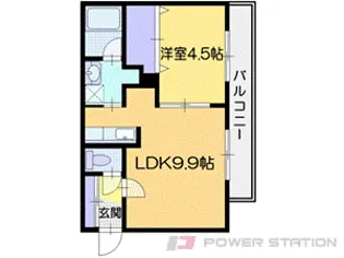T-MODE花園【4階】の間取り