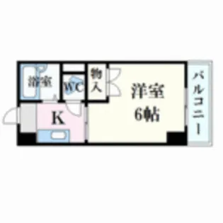 F-style Namiki-dohri【5階】の間取り