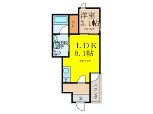 Portos春日【3階】の間取り
