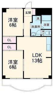 オリエンタルハイツ【2階】の間取り