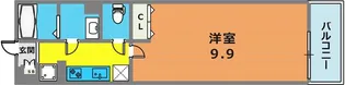 ハビテ兵庫駅南【1階】の間取り