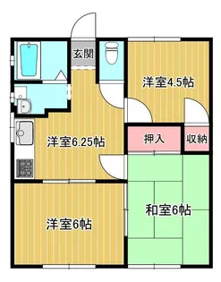 コーポ藤田【2階】の間取り