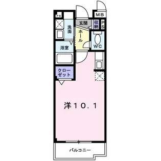 エアリーイースト【2階】の間取り