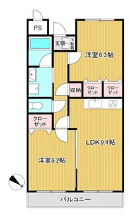 グランシャリオ【3階】の間取り