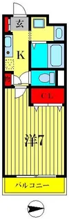 パレス佳園【2階】の間取り