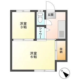 渡辺マンション【3階】の間取り