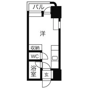 アン・セリジェ壱番館/弐番館【4階】の間取り