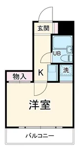 スカイコート横浜駅西口【2階】の間取り