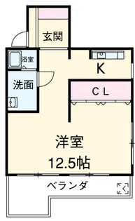 プロビデンス富士【4階】の間取り