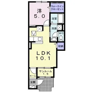 アヴァンティ【1階】の間取り