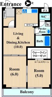 メイプルハウス【4階】の間取り