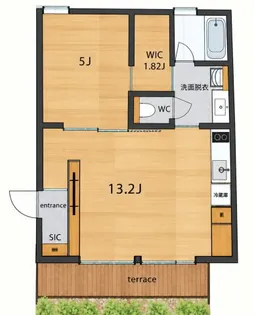 nico terrace【1階】の間取り