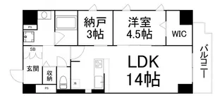 ロイヤルマックス福島【6階】の間取り
