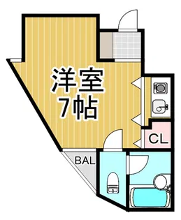 エフアールマンション【3階】の間取り
