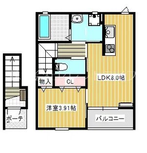 サザン・フォレスト【2階】の間取り