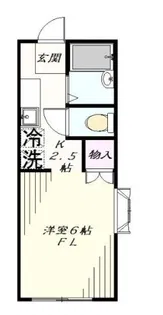 ネオファミーユ橋本【1階】の間取り