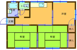 フラワーヒル恵比寿【1階】の間取り