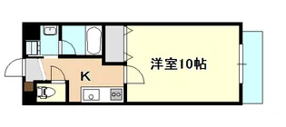 岡山県岡山市北区奥田西町【マンション】の間取り