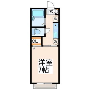 アーバン・ヤジマ【2階】の間取り