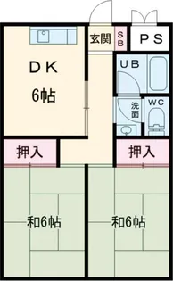 下村コーポIII【2階】の間取り