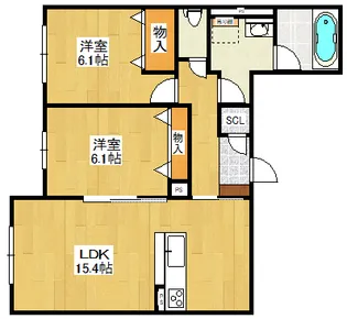 フォレナ【1階】の間取り