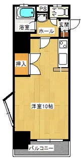 レジデンスエアポート【3階】の間取り