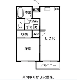 成和レジデンス【2階】の間取り