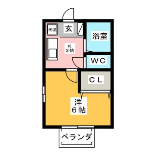 コンフォール汐路【2階】の間取り