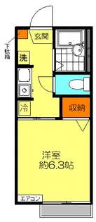 サンテラス祖師谷大蔵【1階】の間取り