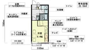 レオパレスT&M【2階】の間取り