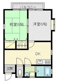 ランハード【1階】の間取り