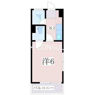 1Kの間取り画像