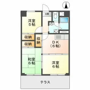 3DKの間取り画像