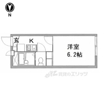レオパレスグレイス3【1階】の間取り