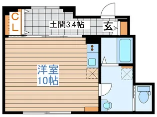 banca福室【1階】の間取り
